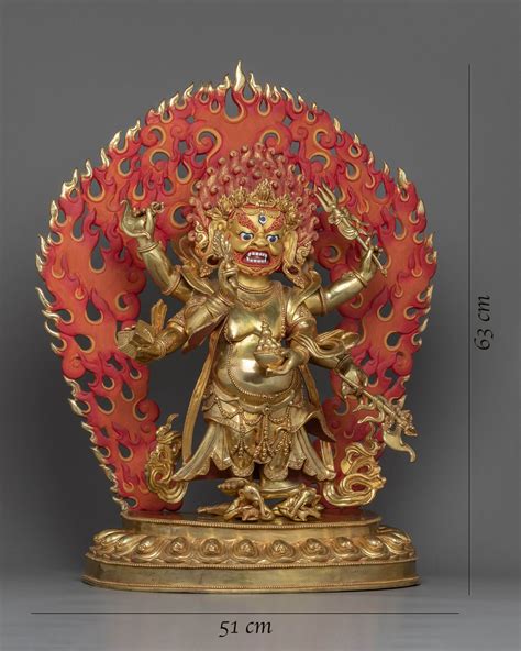  Mahakala - A Sculptural Symphony of Power and Compassion!