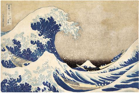  The Great Wave off Kanagawa, Một Chuyển Động Của Biển Và Núi Tùng