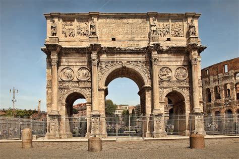 The Triumphal Arch of Constantine: A Monumental Celebration of Imperial Power and Exquisite Architectural Detail!